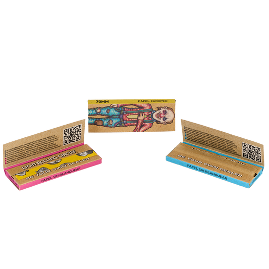 LRC 70MM SHORT ROLLING PAPER UNBLEACHED