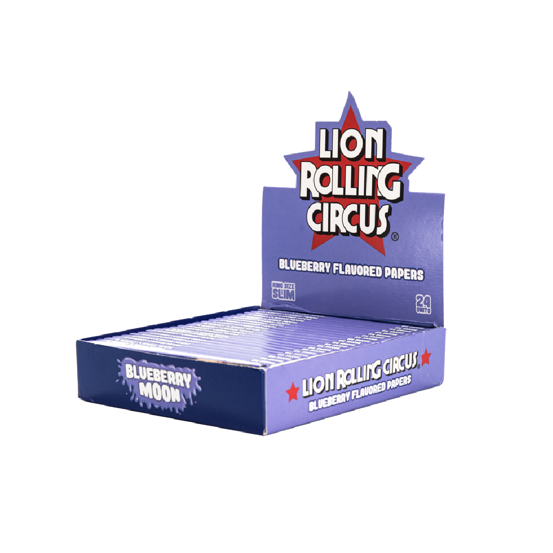 FLAVOURED BLUEBERRY MOON ROLLING PAPER KING SIZE