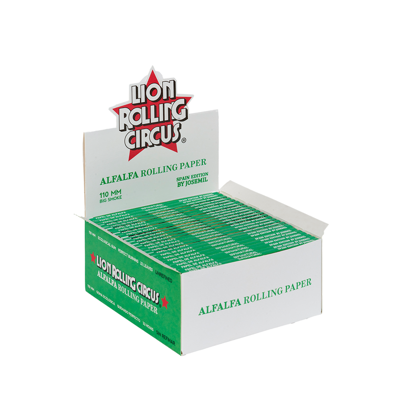 King Size Alfalfa Rolling Papers | 50 booklets x 33 leaves per booklet