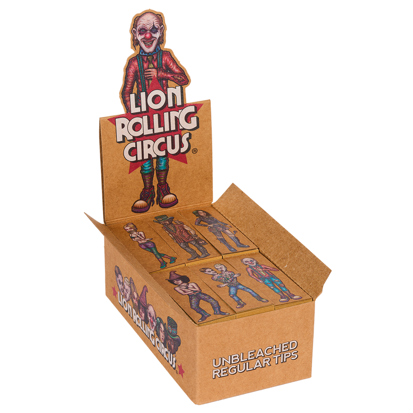 Unbleached regular Filter Tips | 24 Blocks of 50  tips each box