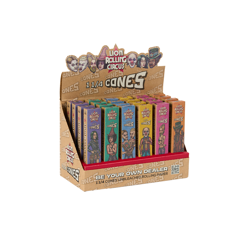 1 1/4 Unbleached Cones | 24ct x 6 cones ea.